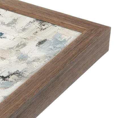 [Color:Walnut], Picture of art in a Walnut frame at an angle