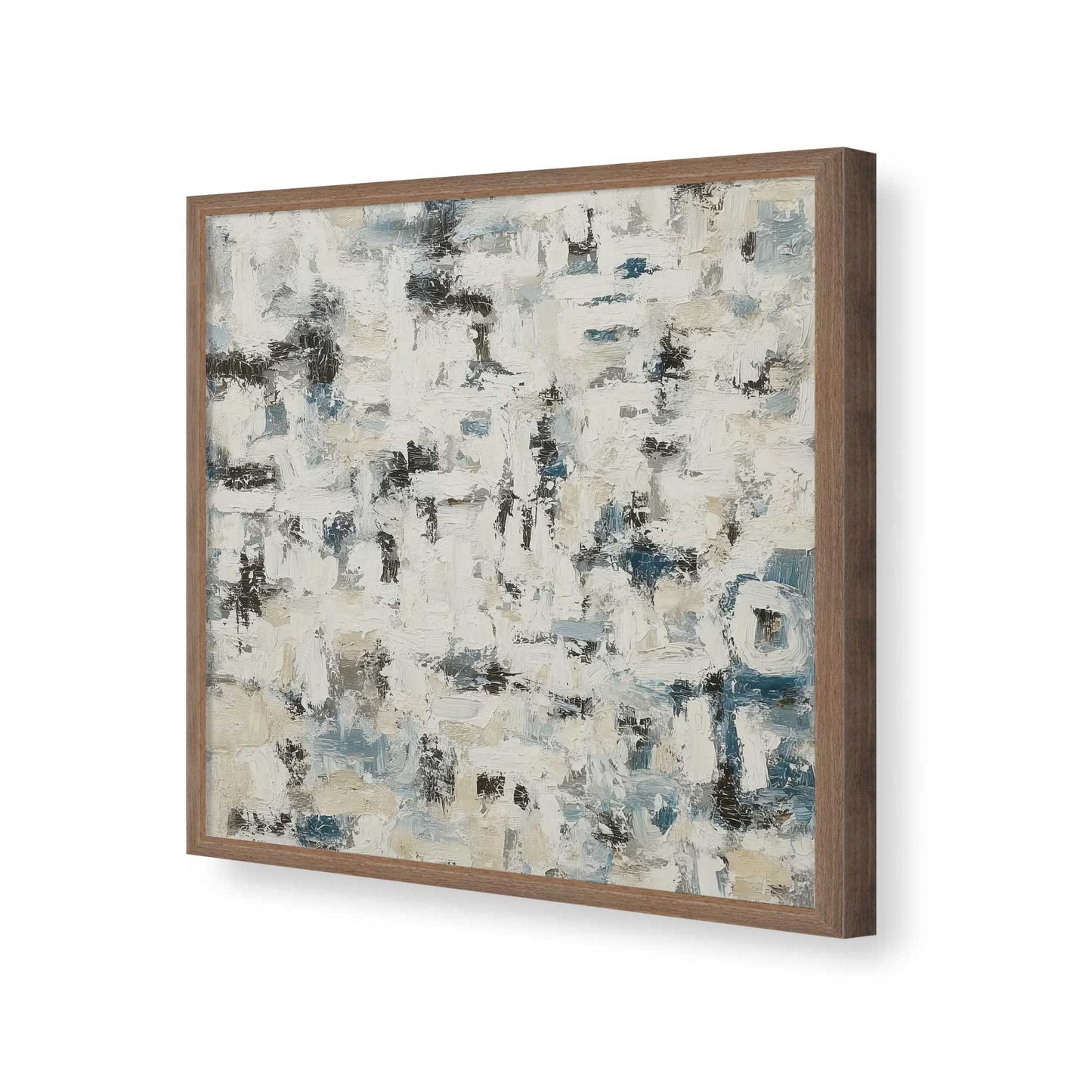 [Color:Walnut], Picture of art in a Walnut frame of the corner