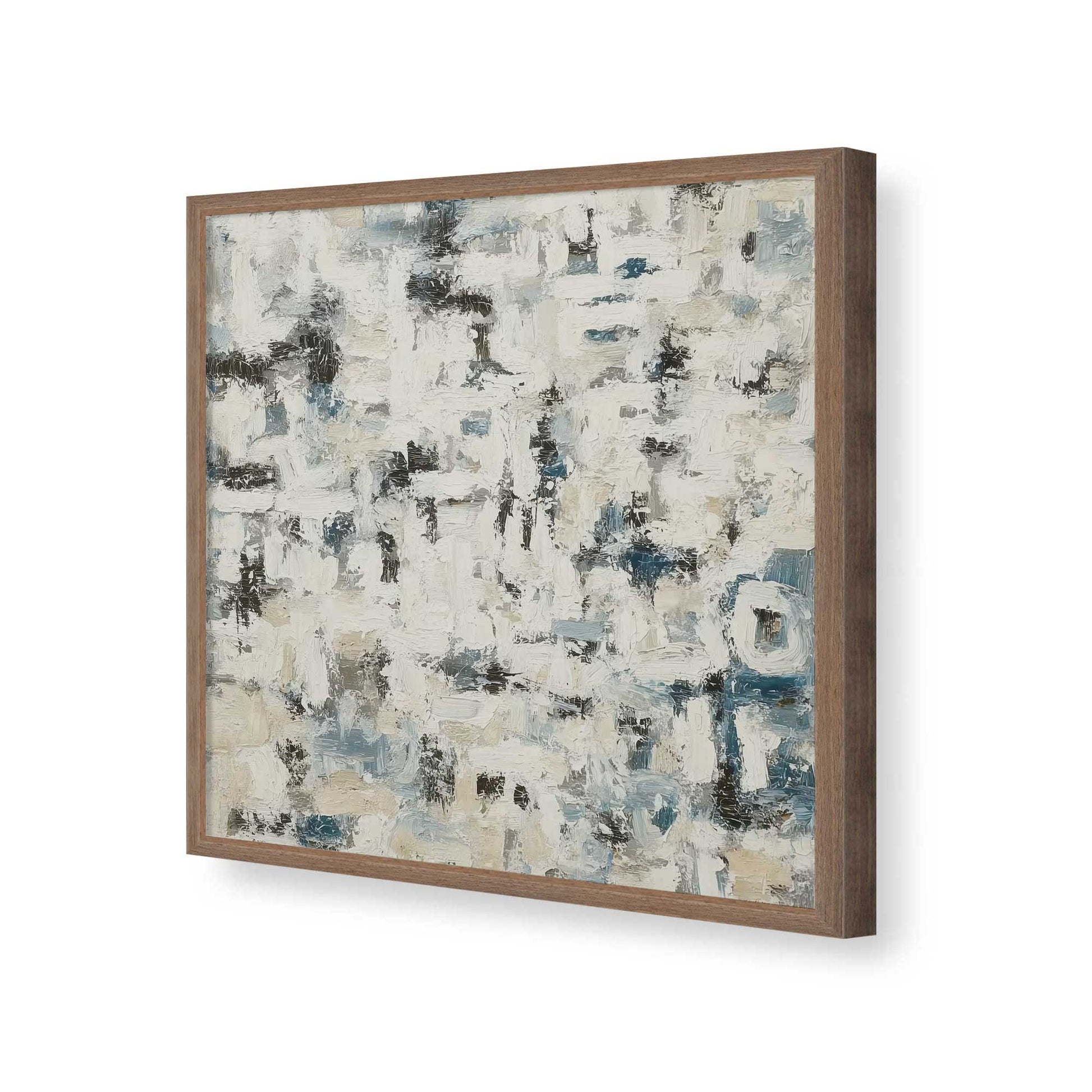 [Color:Walnut], Picture of art in a Walnut frame of the corner