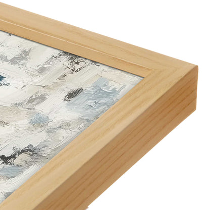 [Color:American Maple], Picture of art in a American Maple frame at an angle