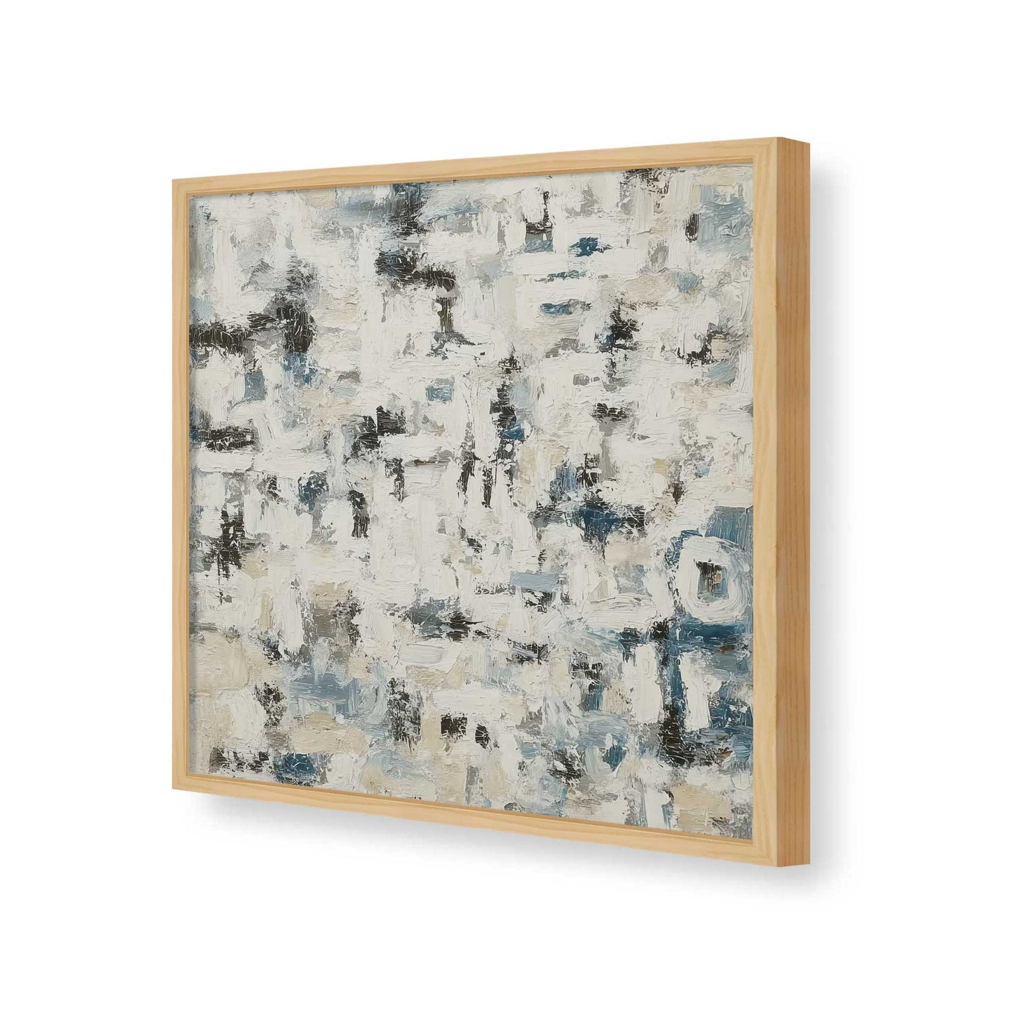 [Color:American Maple], Picture of art in a American Maple frame of the corner