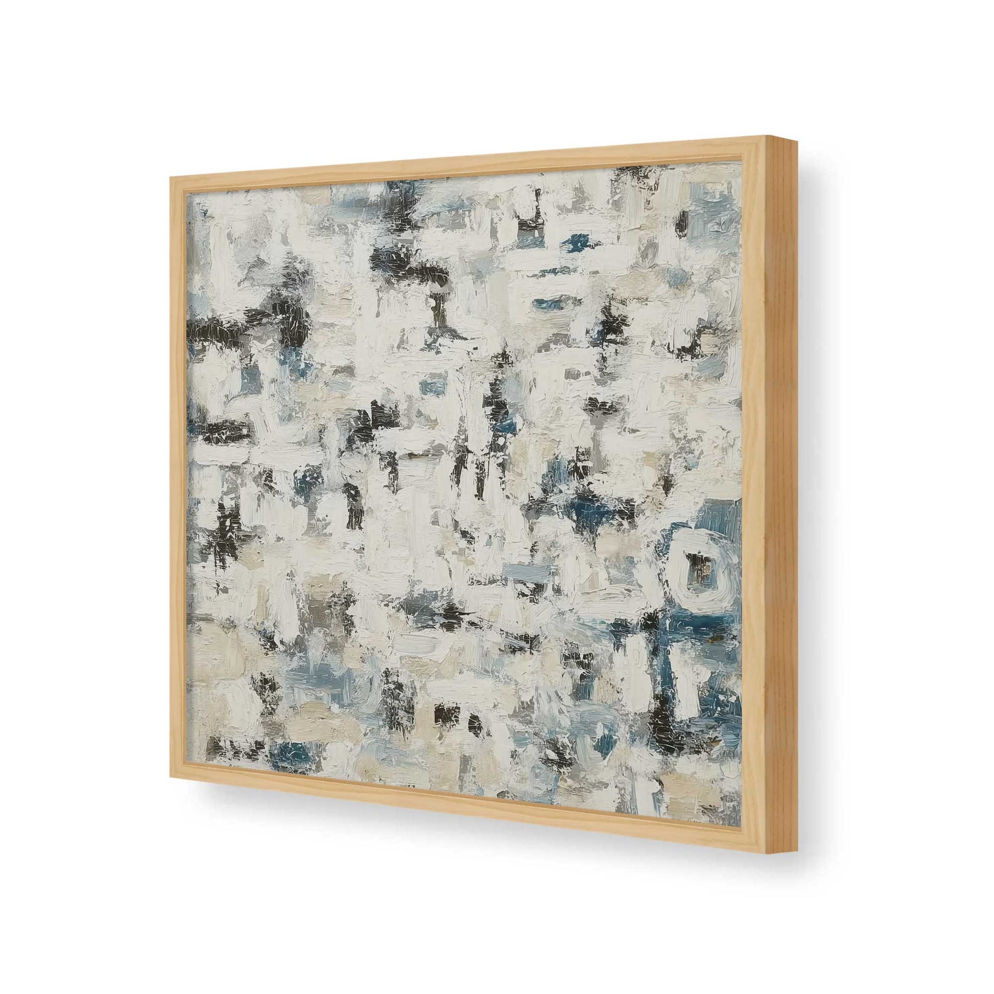 [Color:American Maple], Picture of art in a American Maple frame of the corner