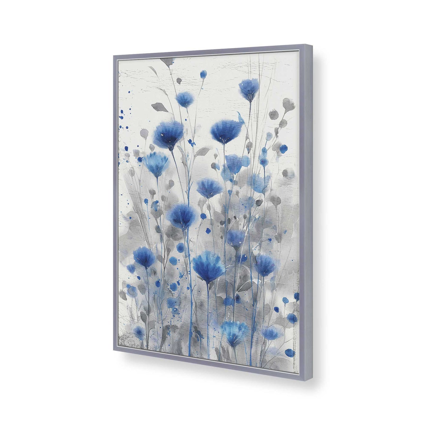 [Color:Polished Chrome], Picture of art in a Polished Chrome frame of the corner