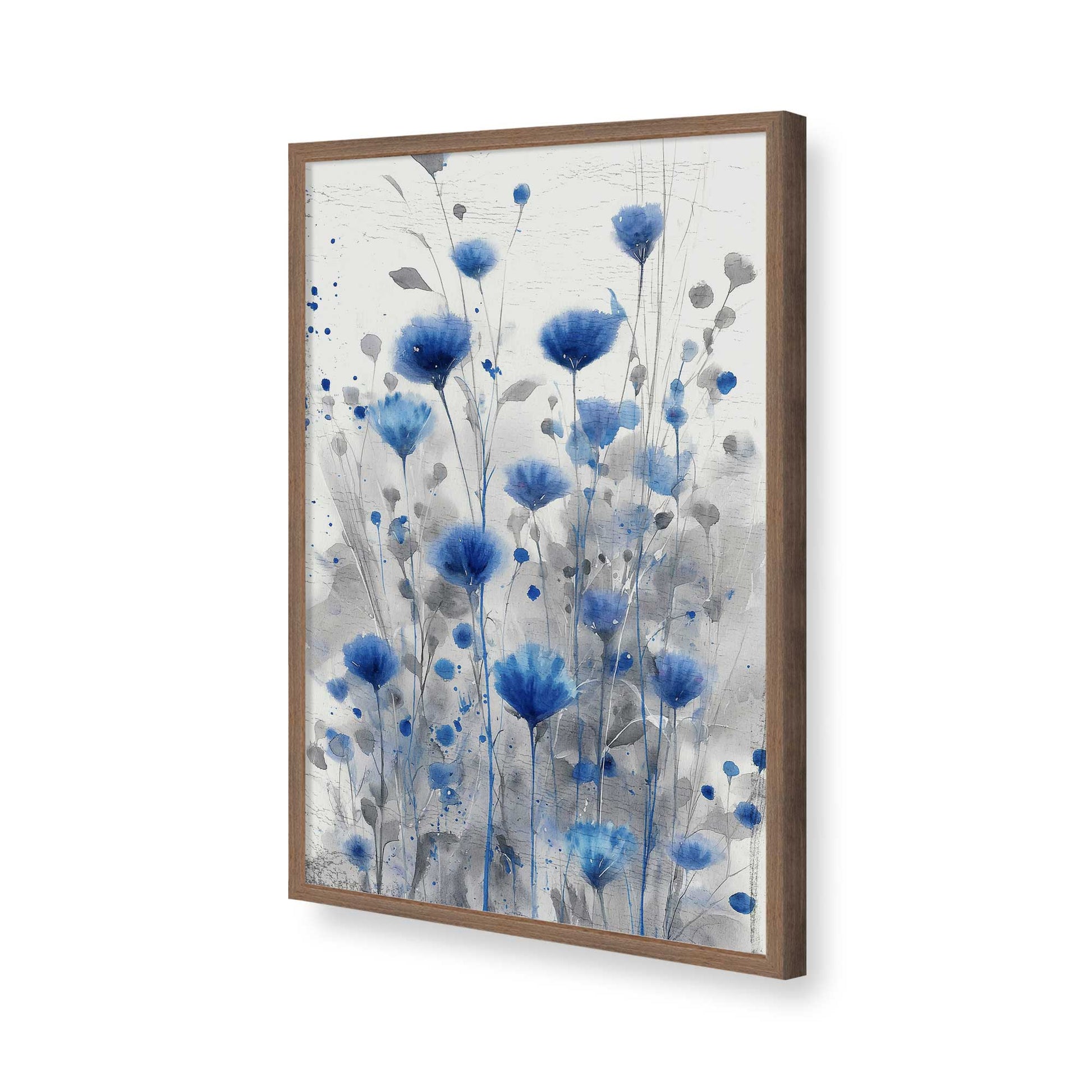 [Color:Walnut], Picture of art in a Walnut frame of the corner
