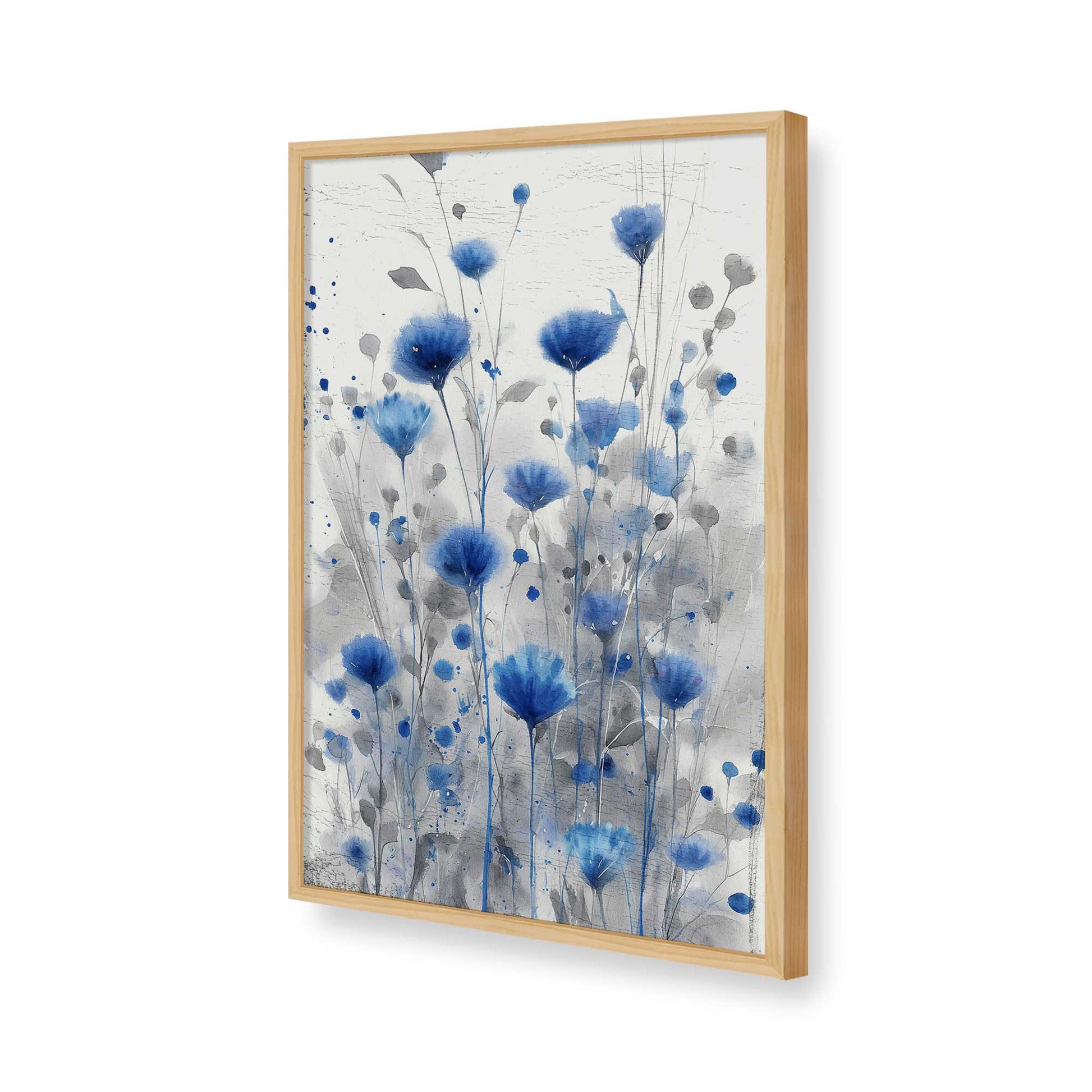 [Color:American Maple], Picture of art in a American Maple frame of the corner