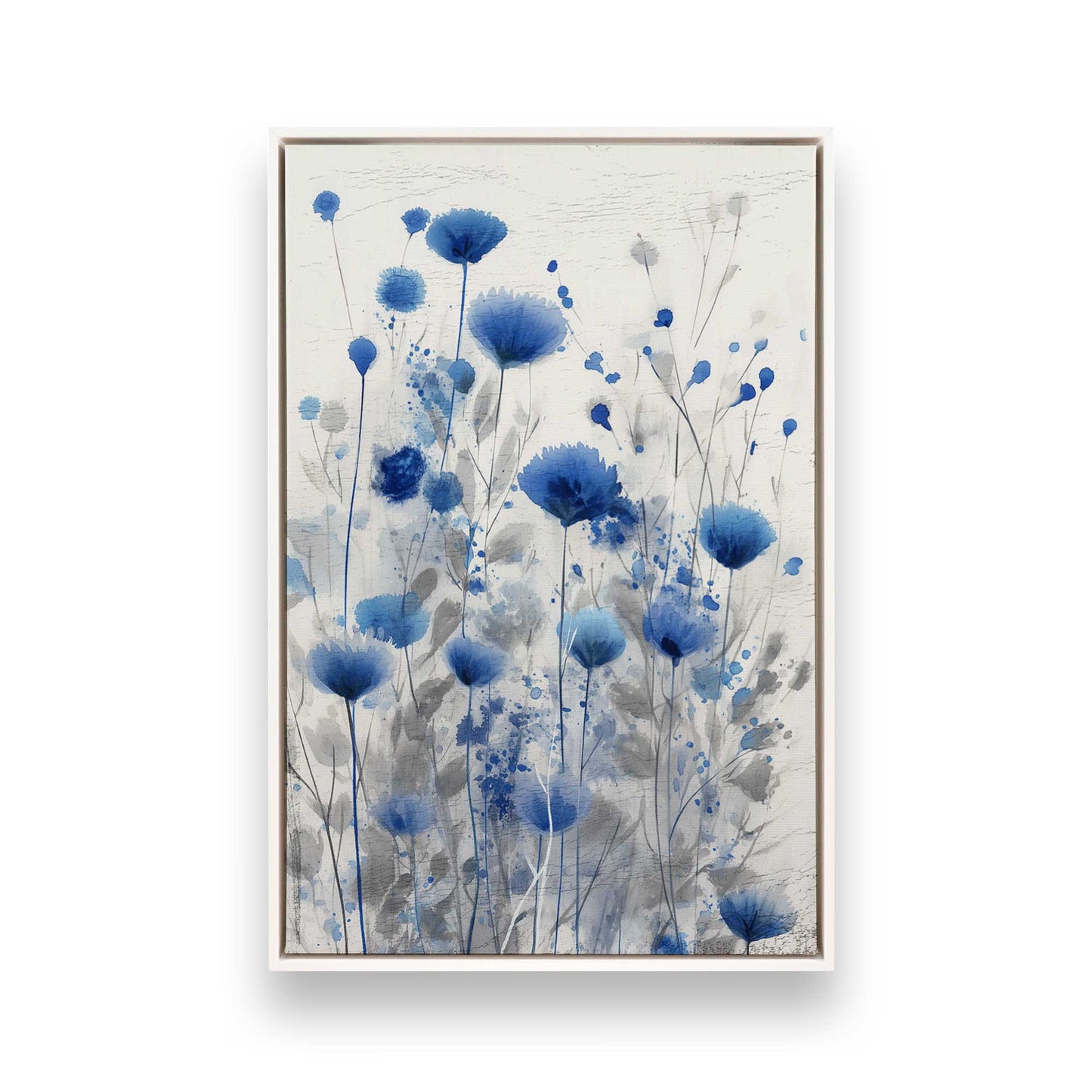 [Color:Opaque White], Picture of art in a White frame