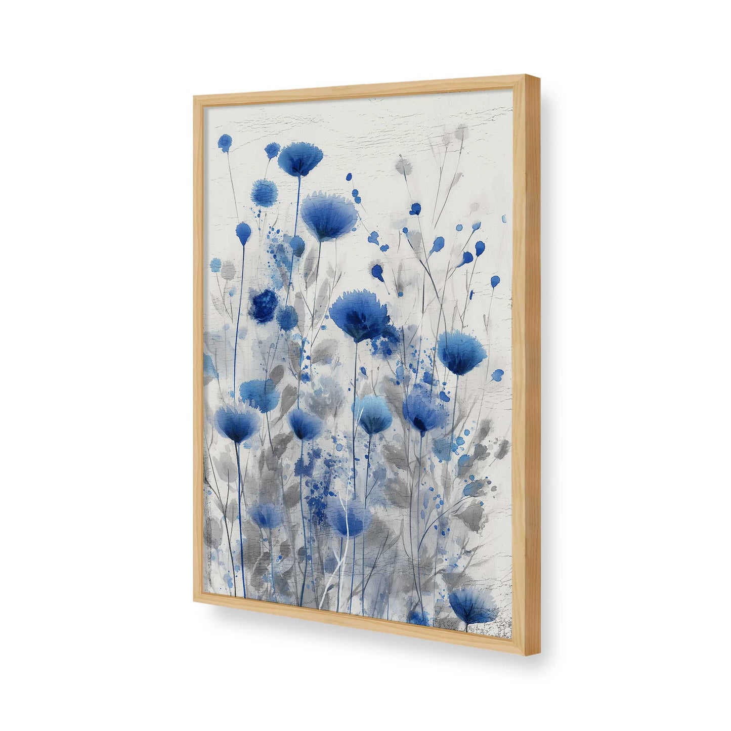 [Color:American Maple], Picture of art in a American Maple frame of the corner