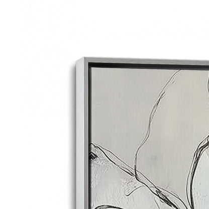 [Color:Polished Chrome], Picture of art in a Polished Chrome frame at an angle