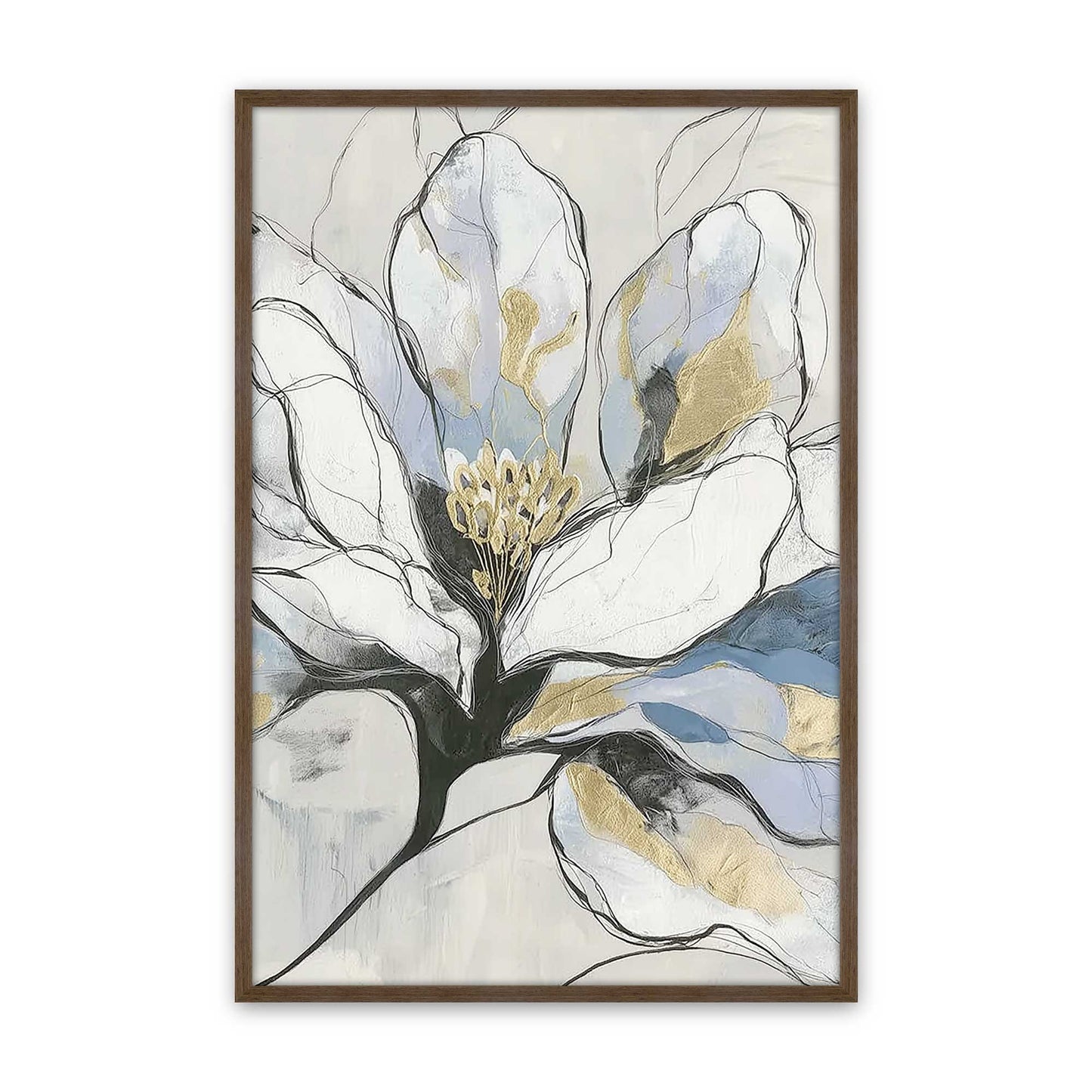 [Color:Walnut], Picture of art in a Walnut frame