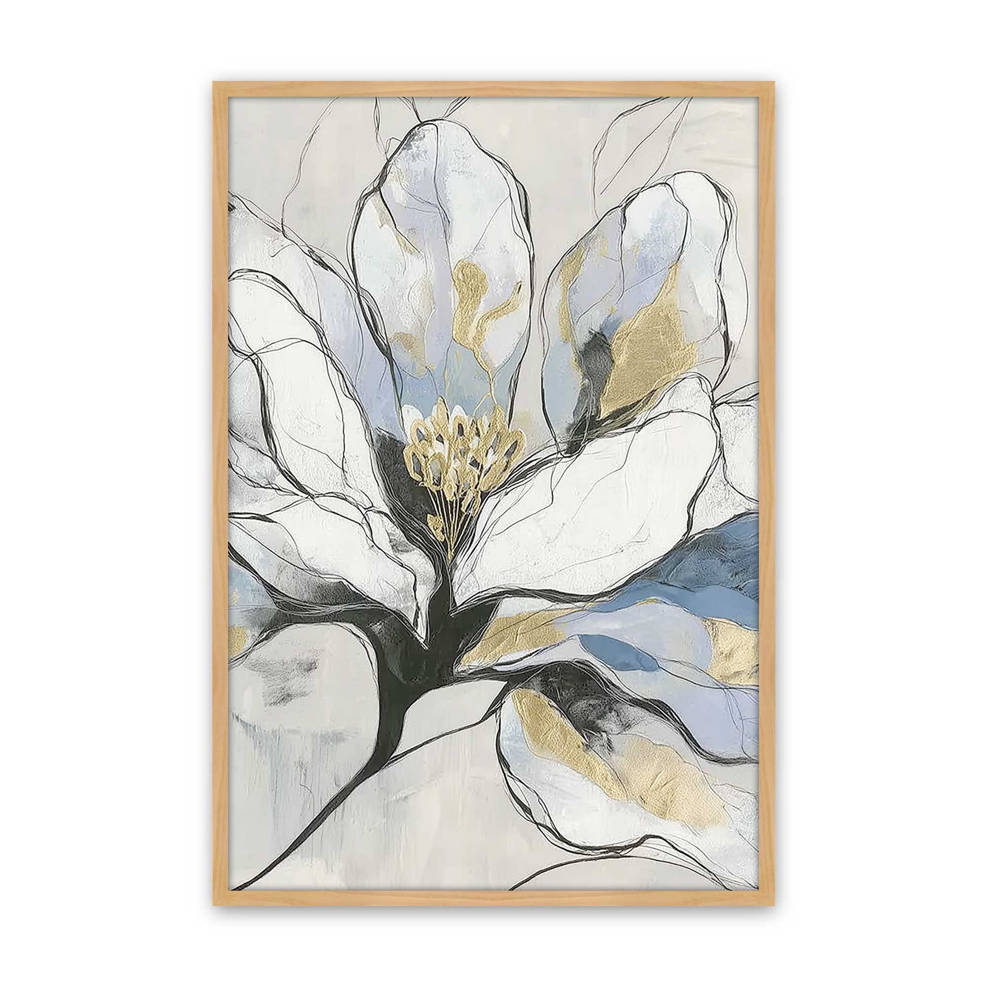 [Color:American Maple], Picture of art in a American Maple frame