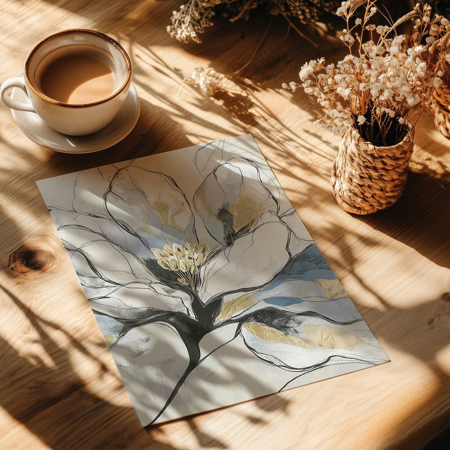 [Color:Rolled Print], Picture of close up of art