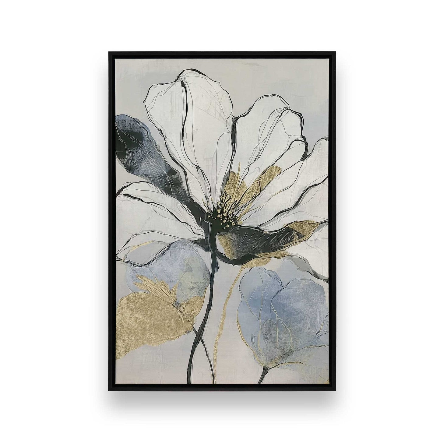 [Color:Satin Black], Picture of art in a Satin Black frame