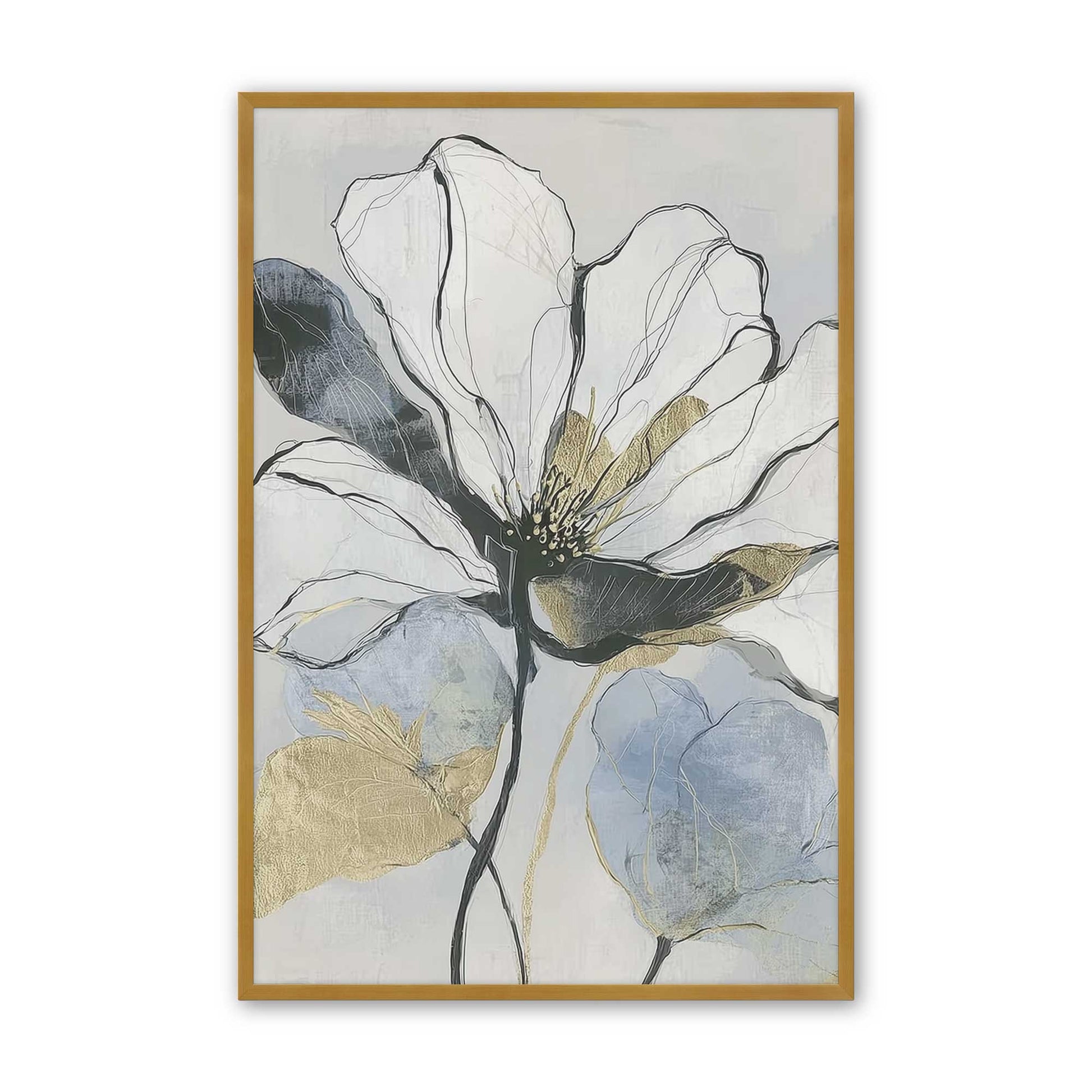 [Color:Polished Gold], Picture of art in a Polished Gold frame