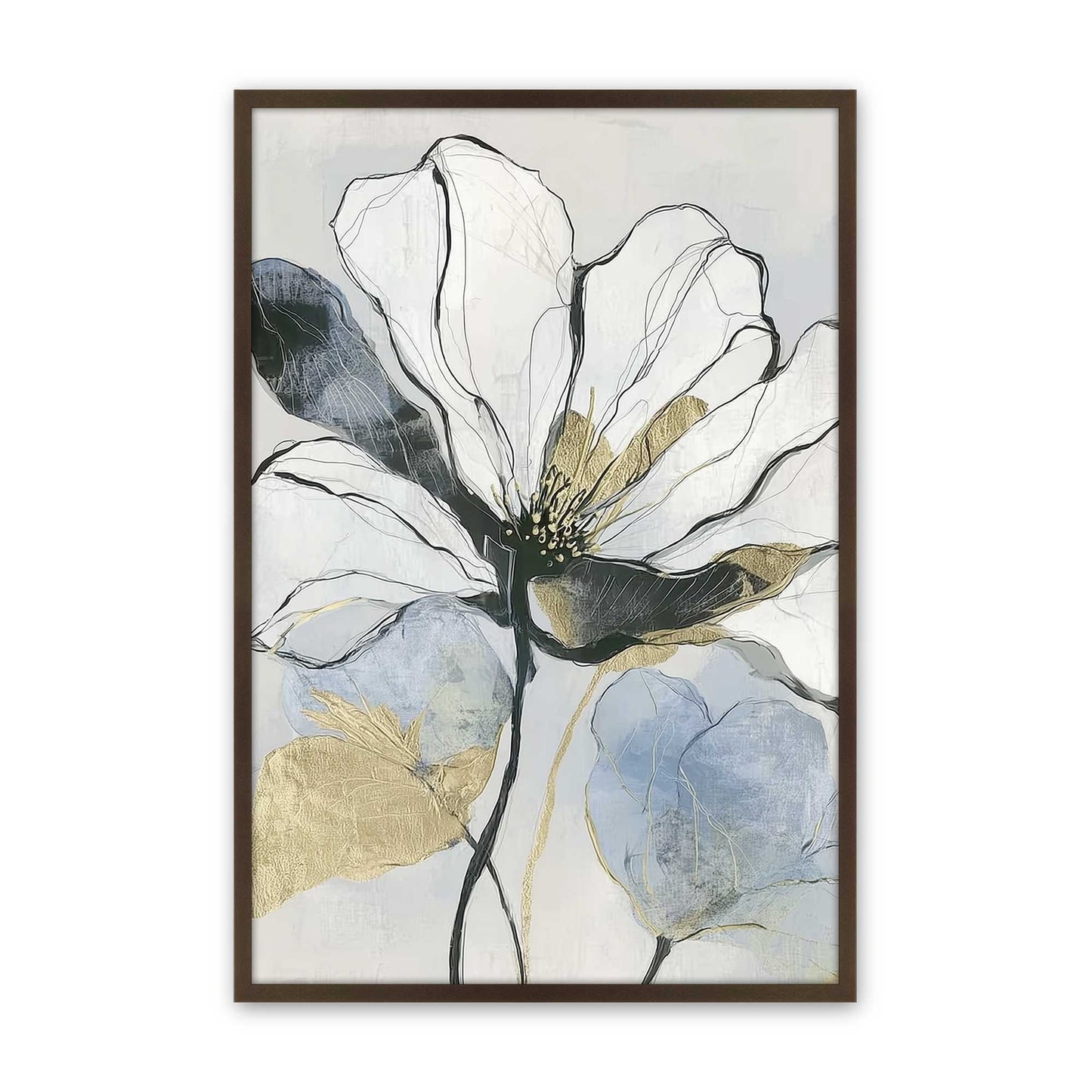 [Color:Belvinder Brown], Picture of art in a Belvinder Brown frame