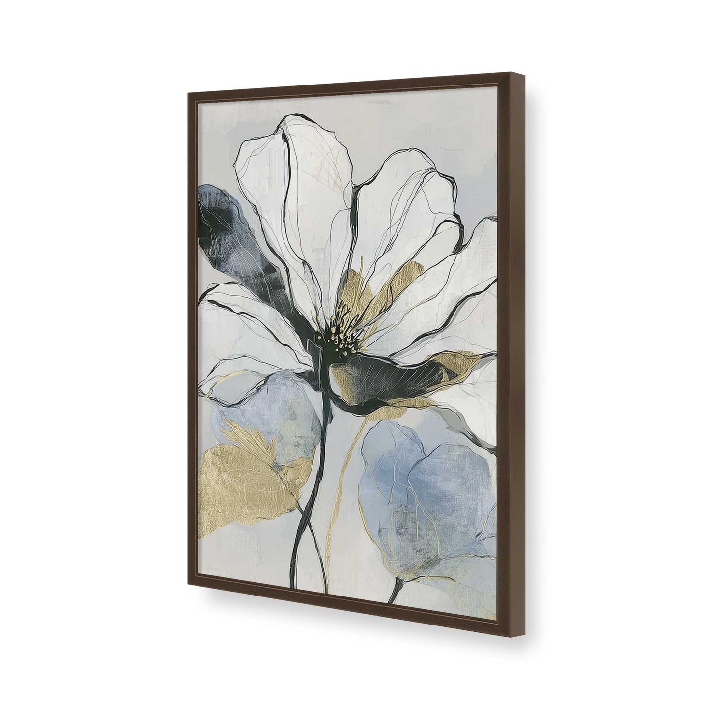 [Color:Belvinder Brown], Picture of art in a Belvinder Brown frame of the corner