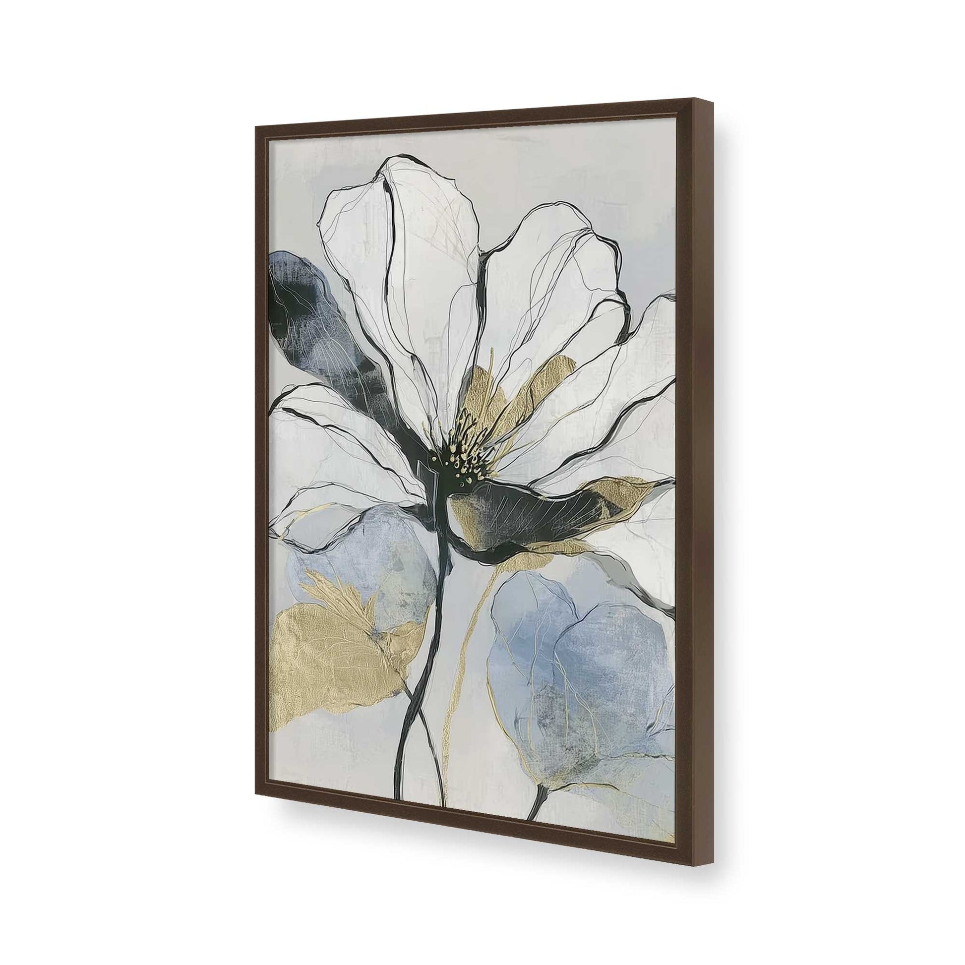 [Color:Belvinder Brown], Picture of art in a Belvinder Brown frame of the corner
