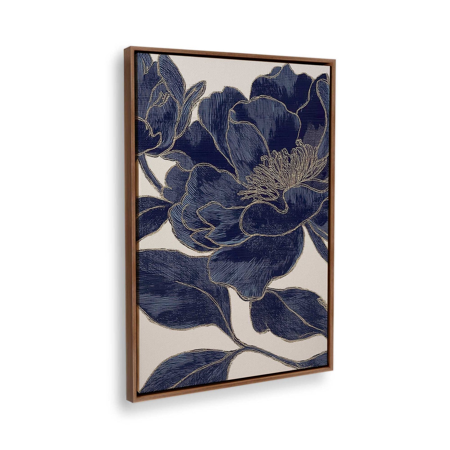 [Color:Walnut], Picture of the corner of the art