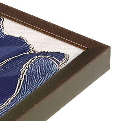 [Color:Belvinder Brown], Picture of art in a Belvinder Brown frame at an angle