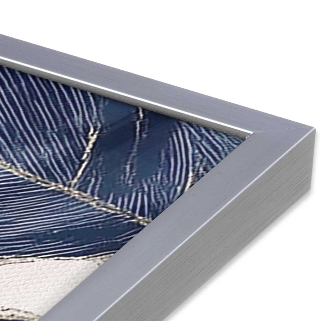 [Color:Polished Chrome], Picture of art in a Polished Chrome frame at an angle