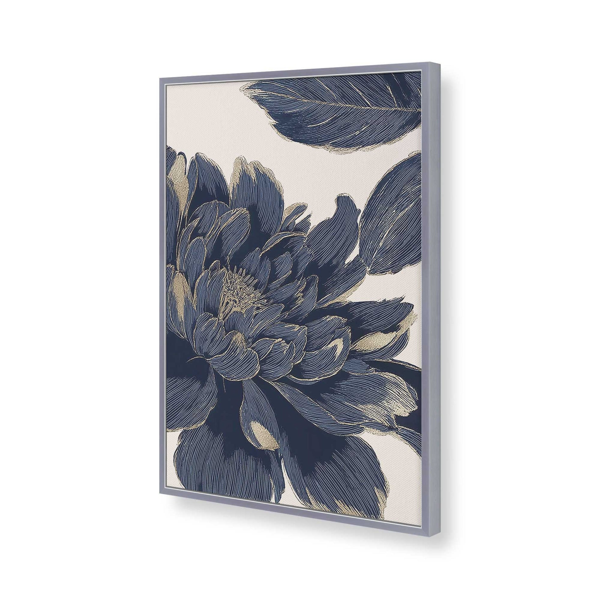 [Color:Polished Chrome], Picture of art in a Polished Chrome frame of the corner