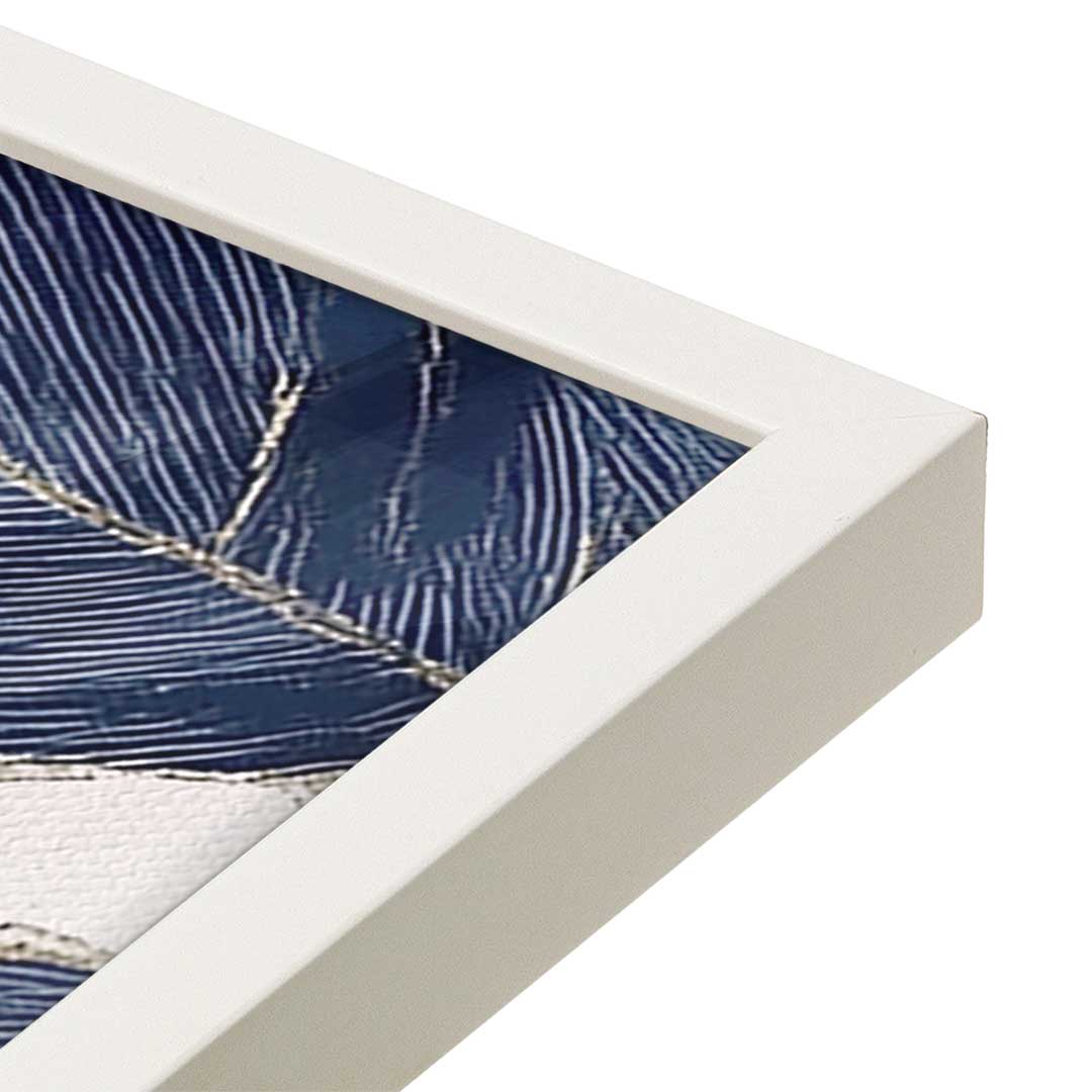 [Color:Opaque White], Picture of art in a Opaque White frame at an angle