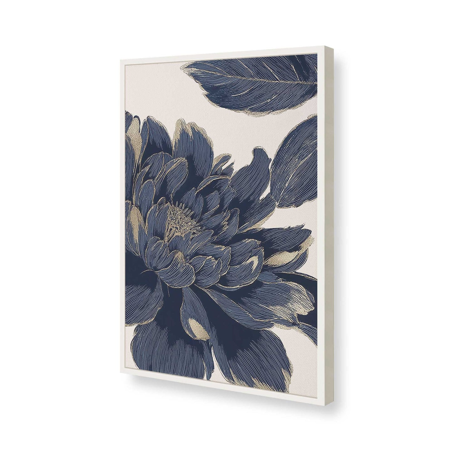 [Color:Opaque White], Picture of art in a Opaque White frame of the corner
