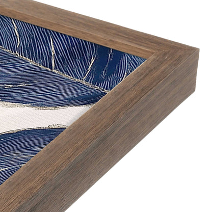 [Color:Walnut], Picture of art in a Walnut frame at an angle