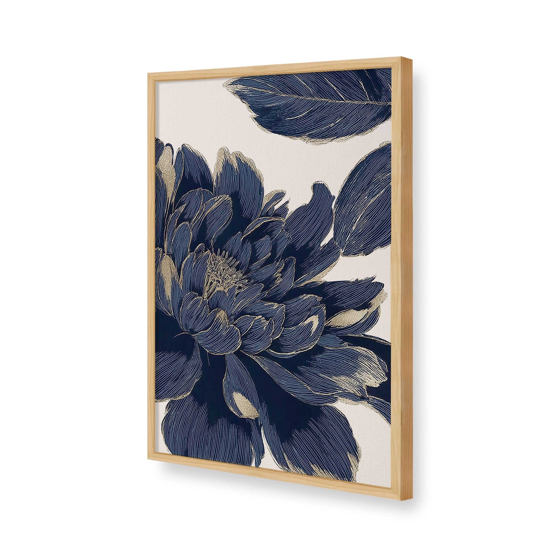 [Color:American Maple], Picture of art in a American Maple frame of the corner