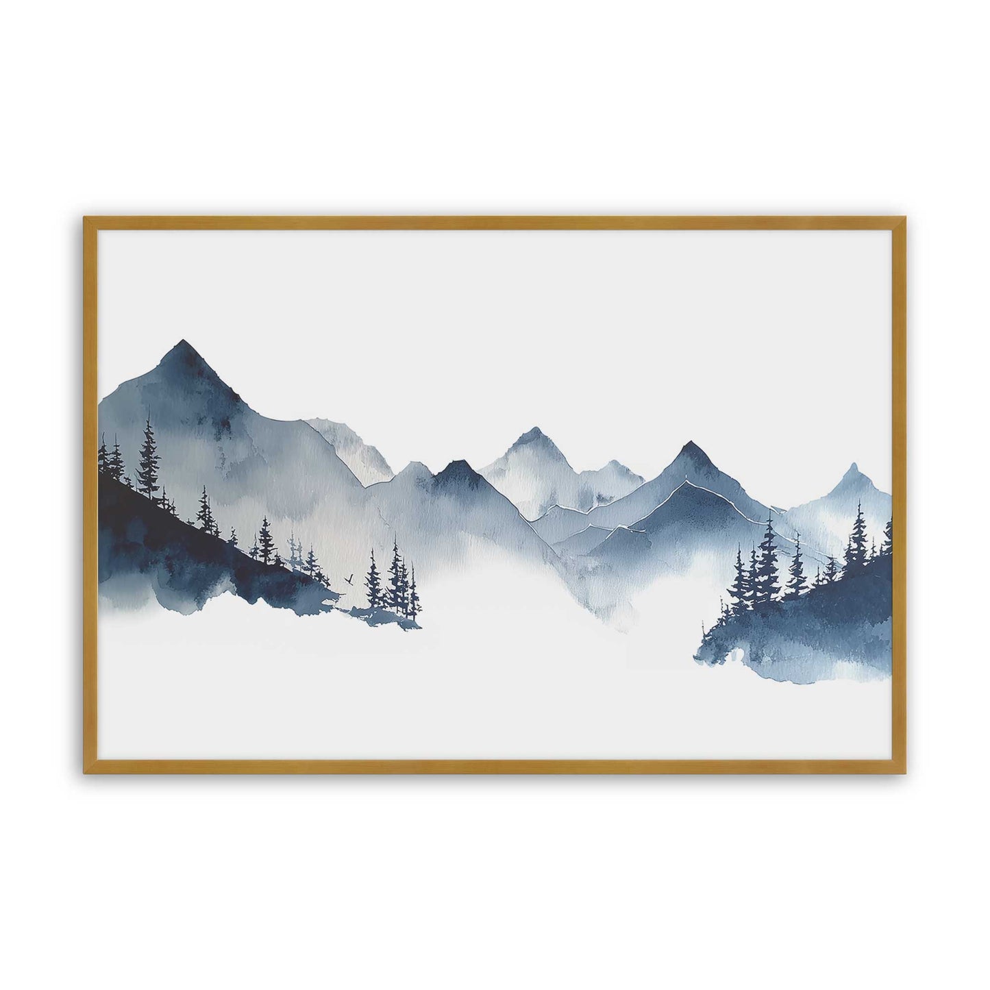 [Color:Polished Gold], Picture of art in a Polished Gold frame