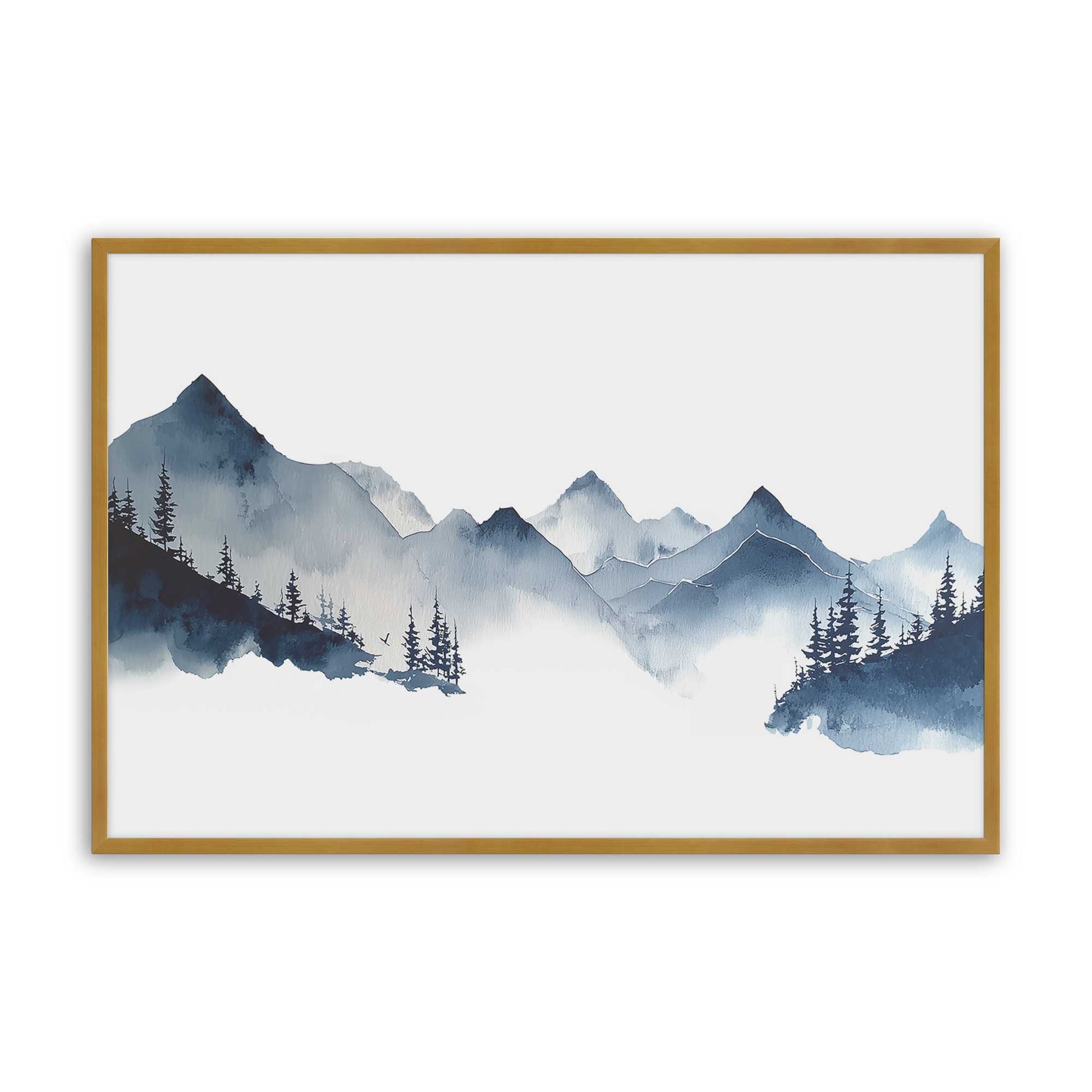 [Color:Polished Gold], Picture of art in a Polished Gold frame