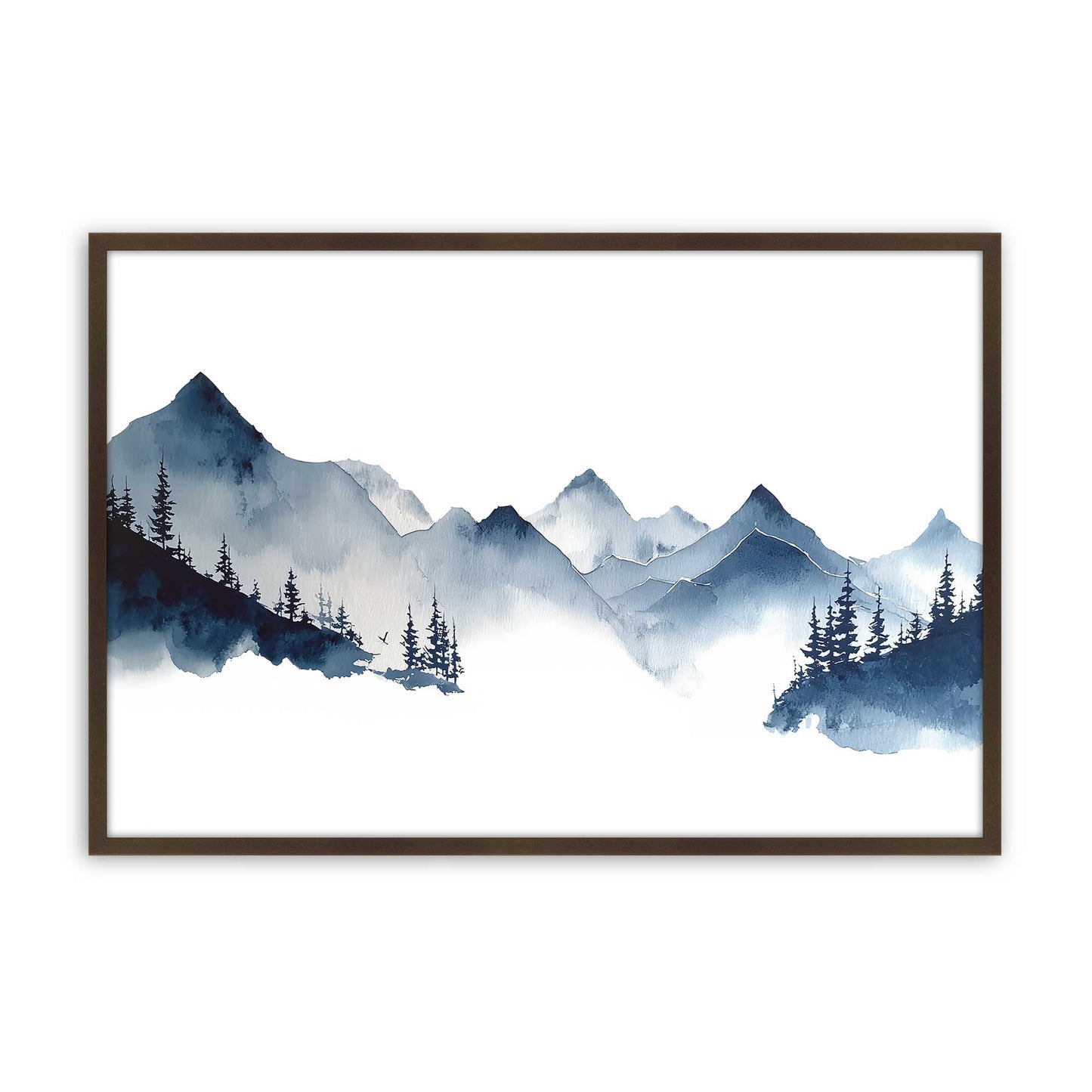 [Color:Belvinder Brown], Picture of art in a Belvinder Brown frame