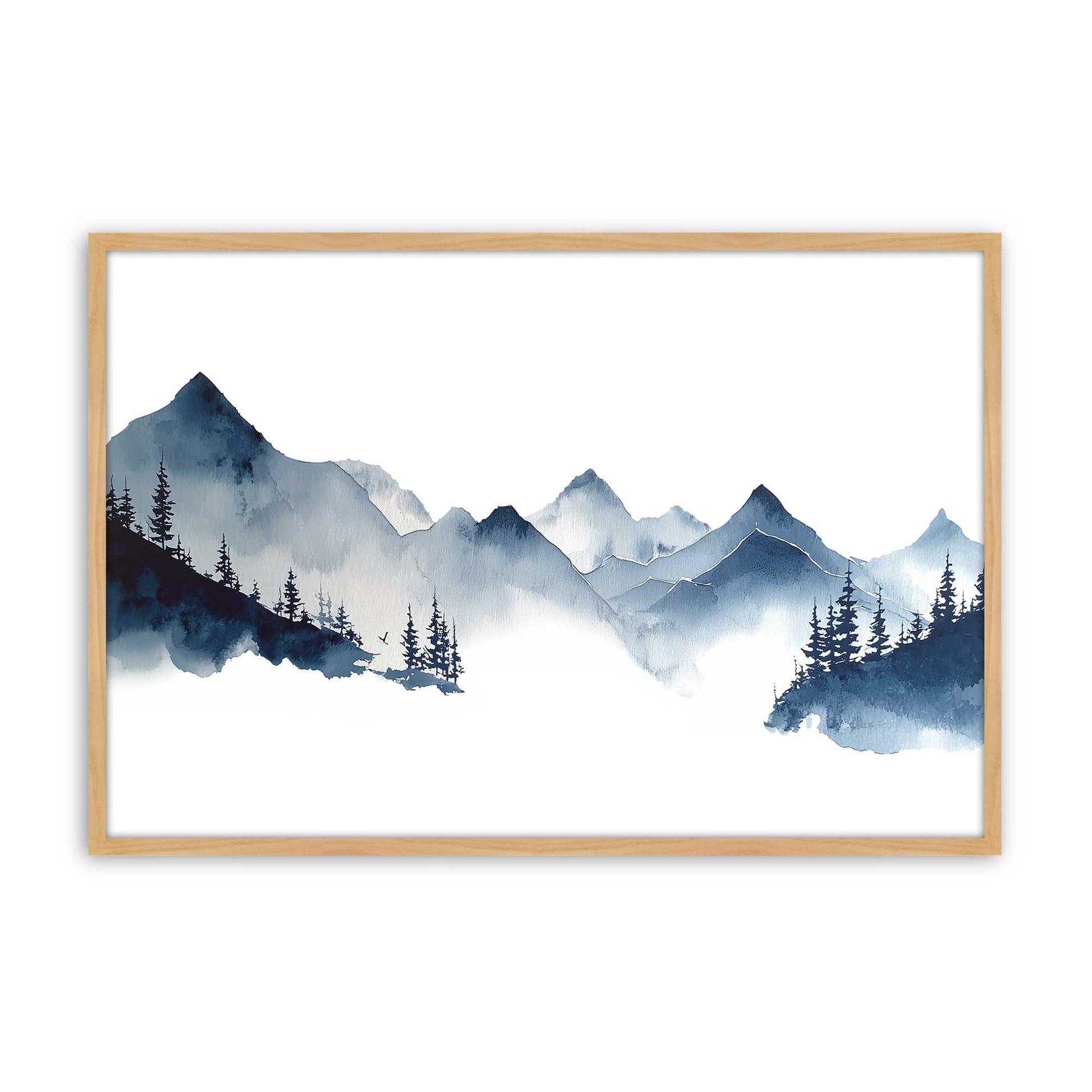 [Color:American Maple], Picture of art in a American Maple frame