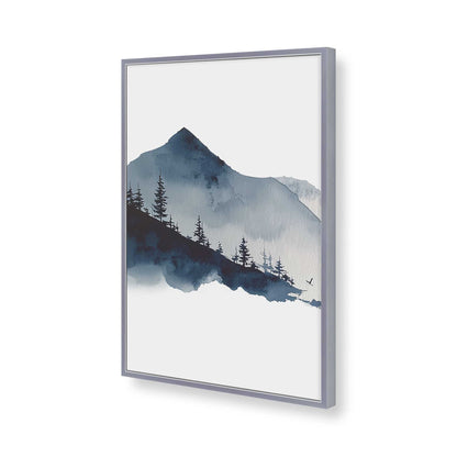 [Color:Polished Chrome], Picture of art in a Polished Chrome frame of the corner