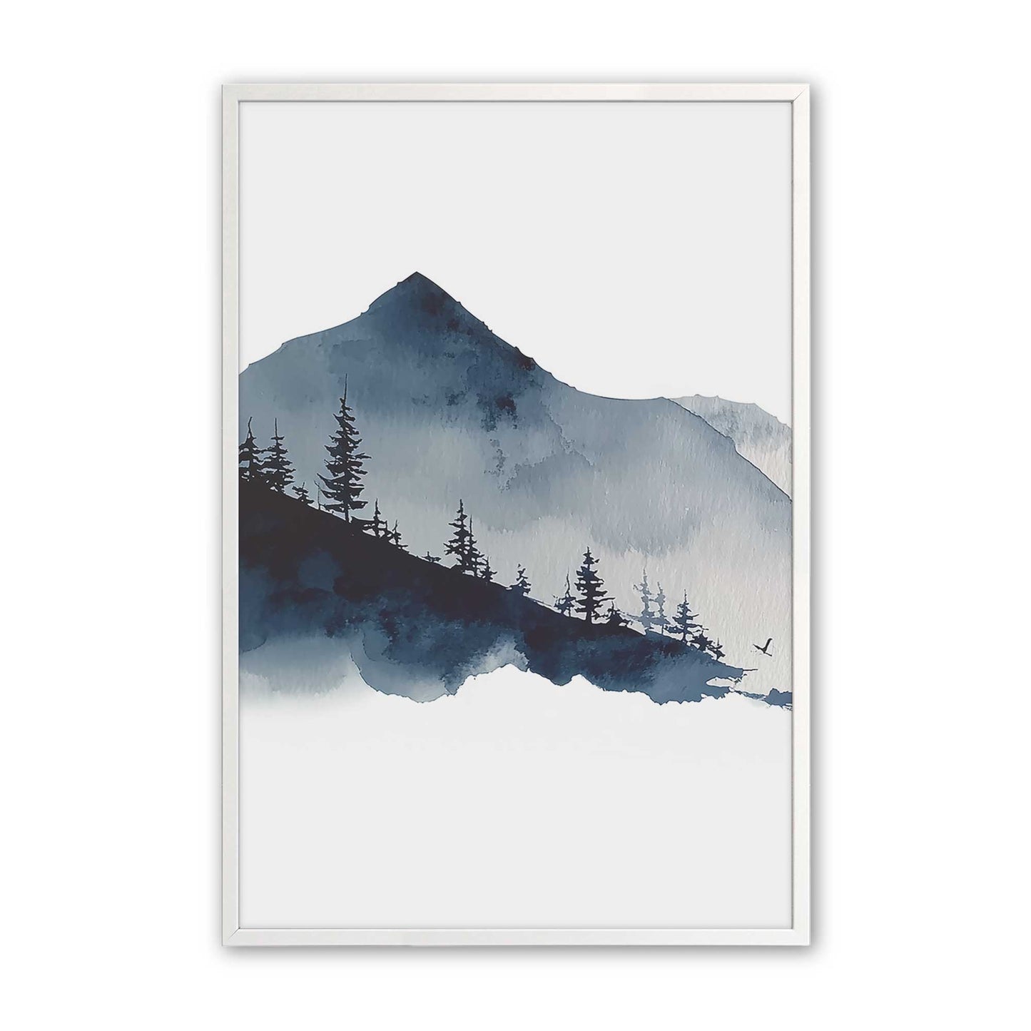[Color:Opaque White], Picture of art in a Opaque White frame