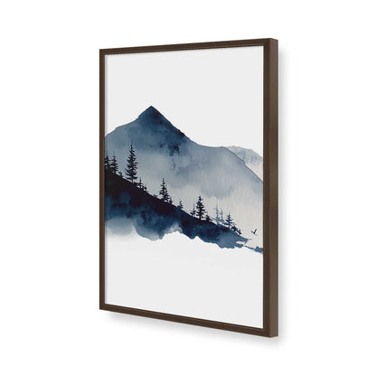 [Color:Brown], Picture of art in a Brown frame of the corner