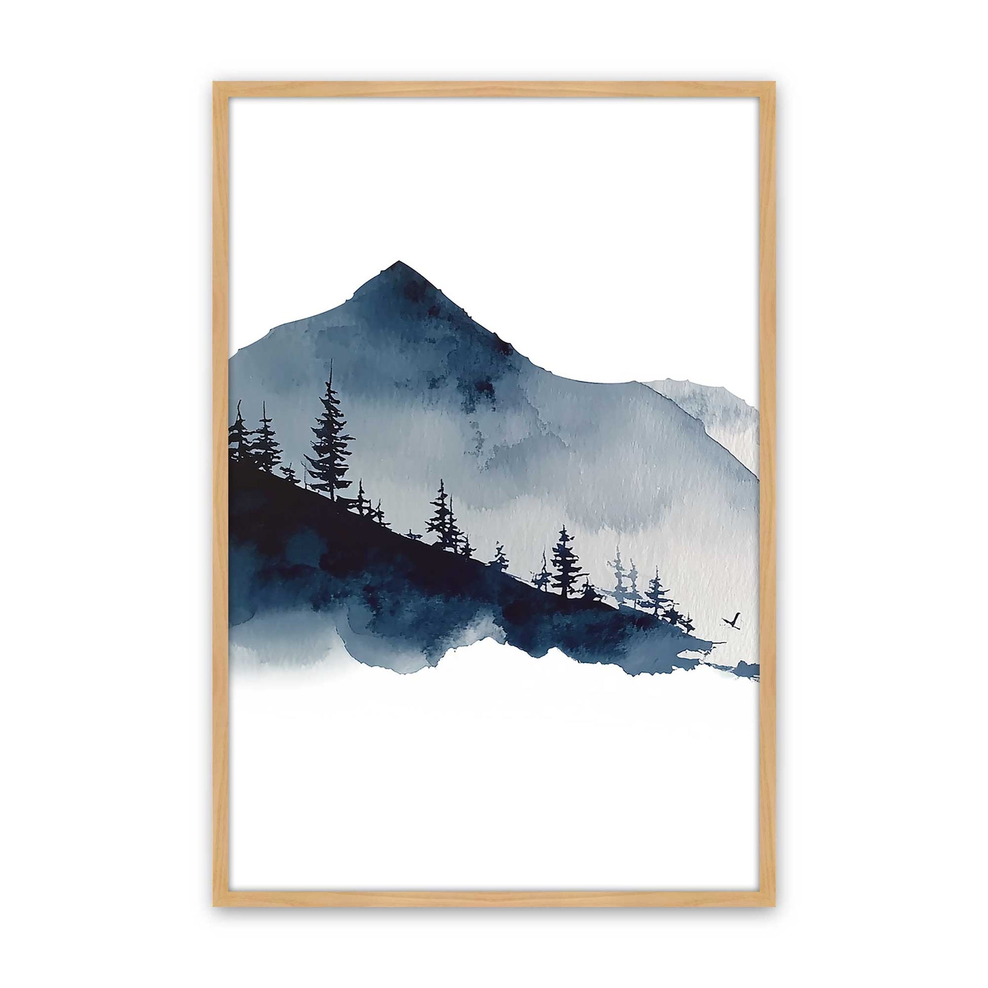 [Color:American Maple], Picture of art in a American Maple frame