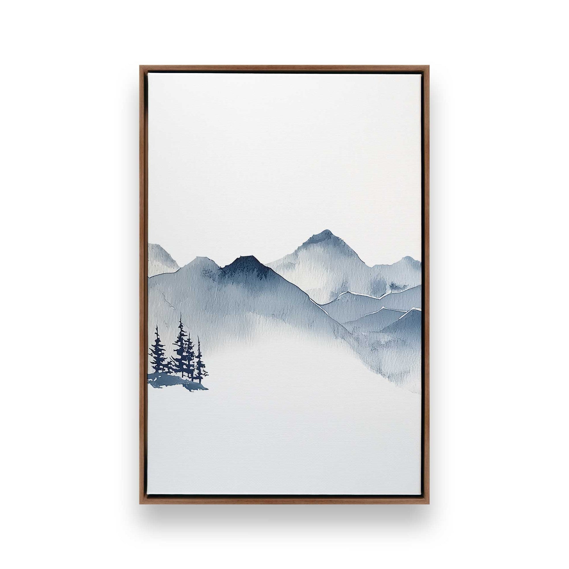 [Color:Walnut], Picture of art in a Walnut frame