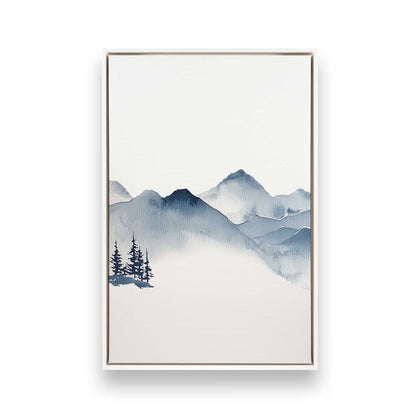 [Color:Opaque White], Picture of art in a White frame
