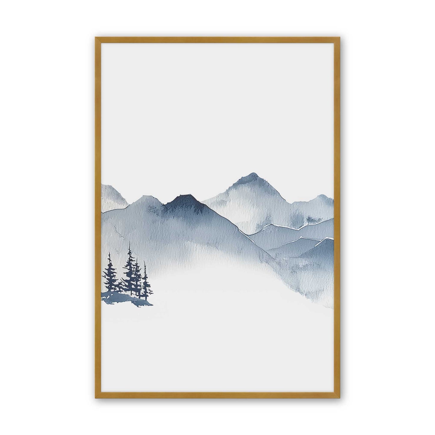 [Color:Polished Gold], Picture of art in a Polished Gold frame