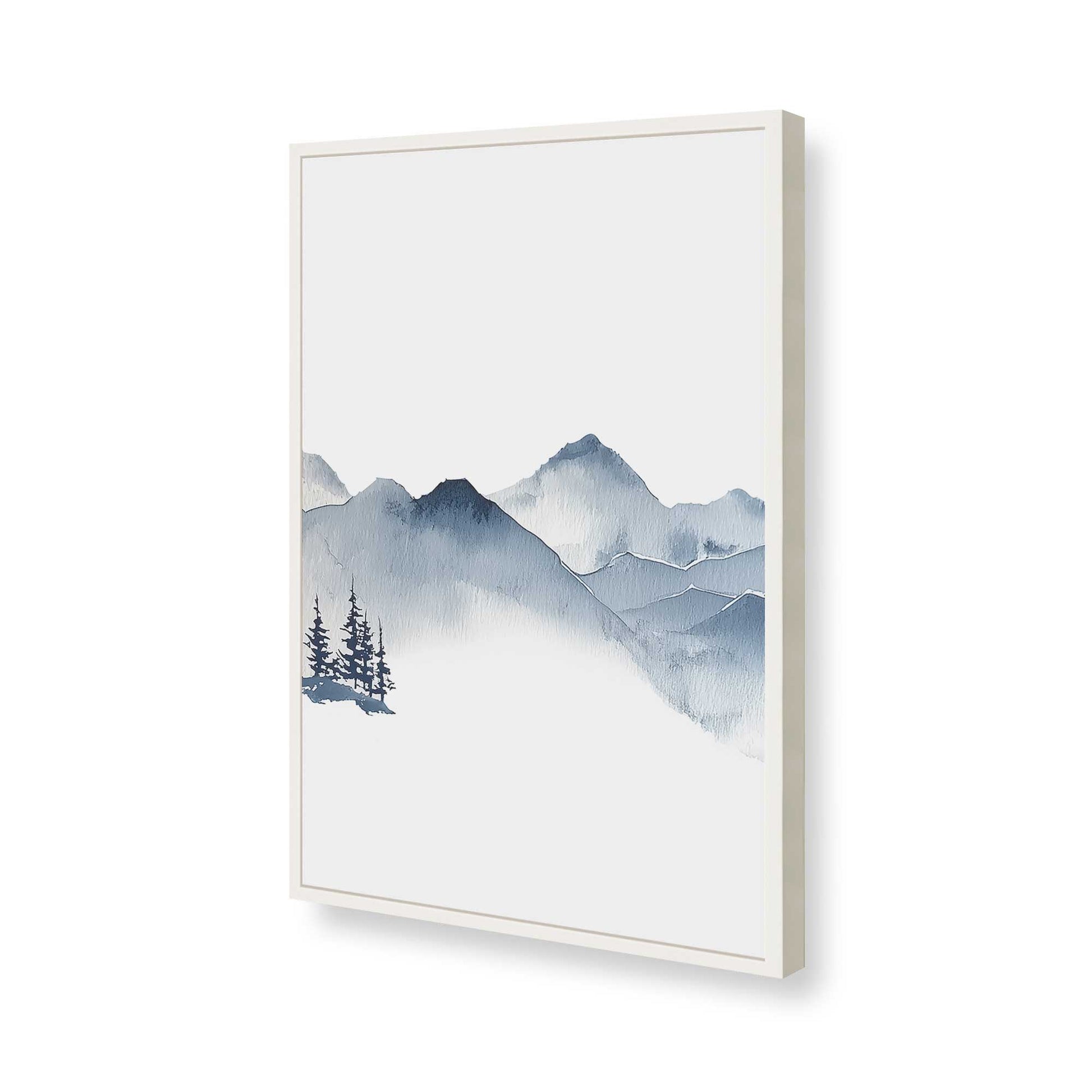 [Color:Opaque White], Picture of art in a Opaque White frame of the corner