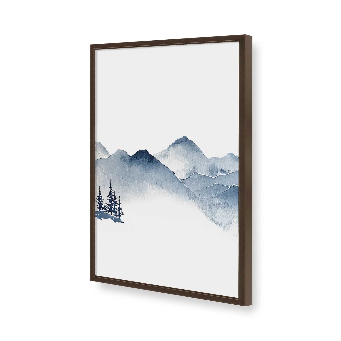 [Color:Belvinder Brown], Picture of art in a Belvinder Brown frame of the corner