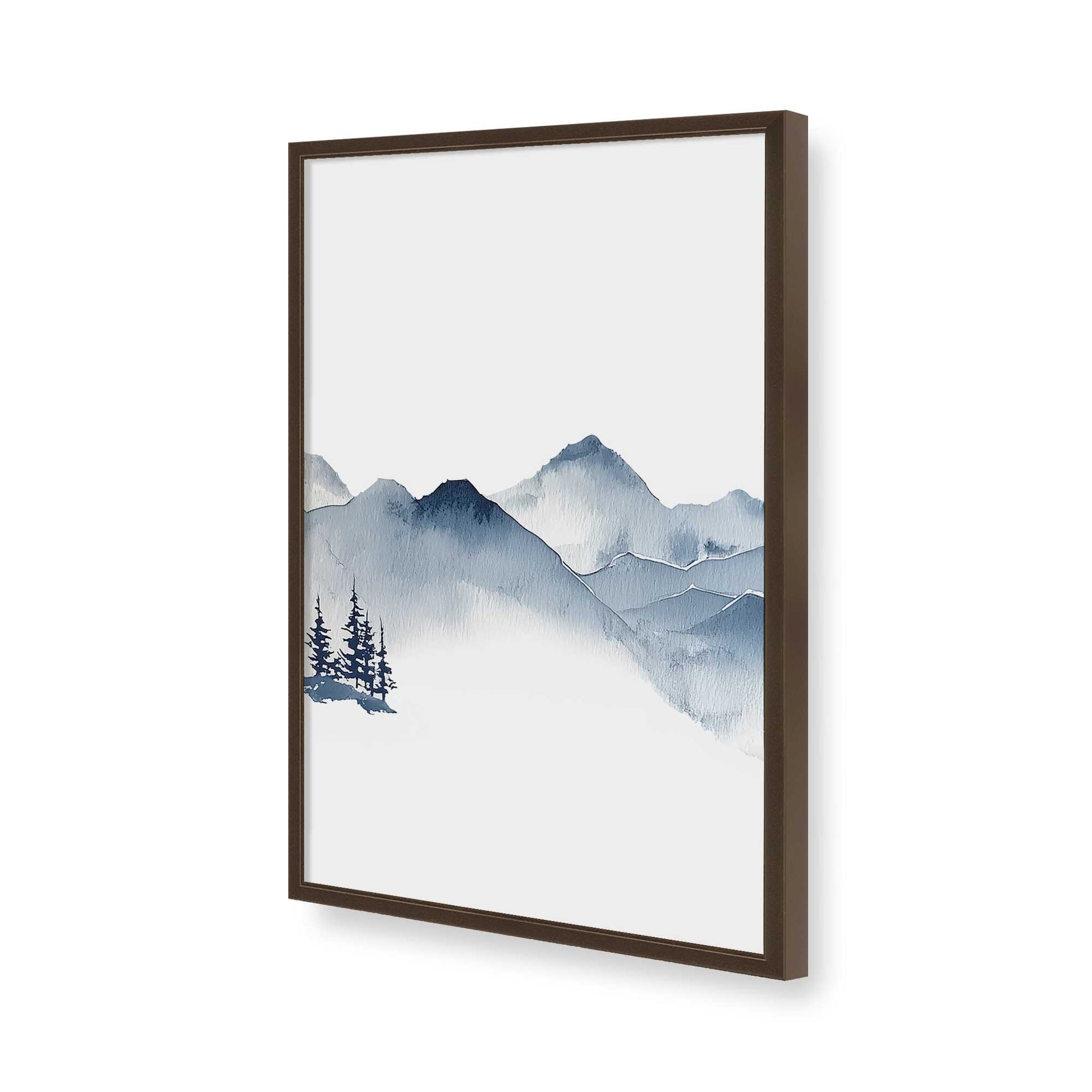 [Color:Belvinder Brown], Picture of art in a Belvinder Brown frame of the corner