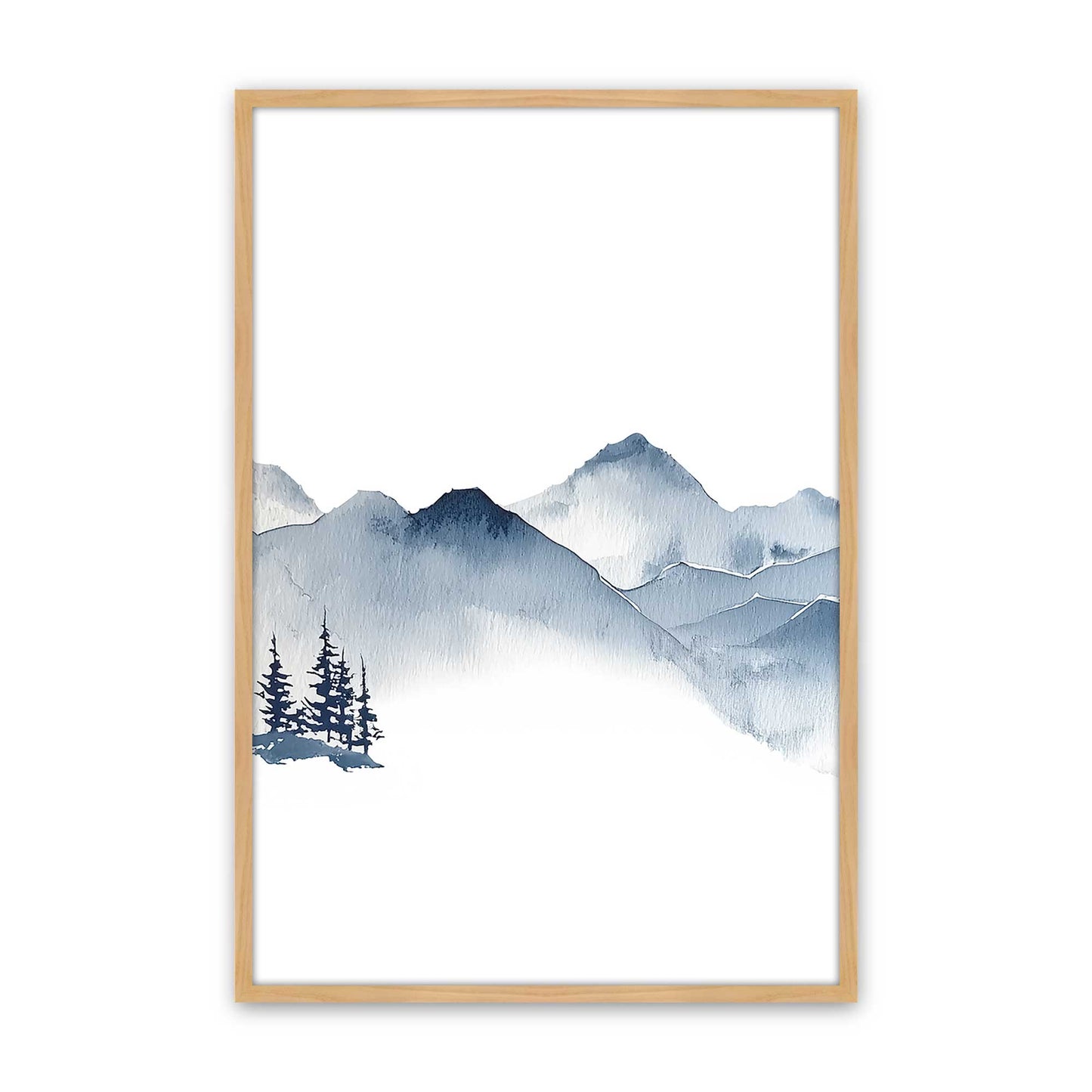 [Color:American Maple], Picture of art in a American Maple frame