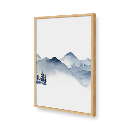 [Color:American Maple], Picture of art in a American Maple frame of the corner