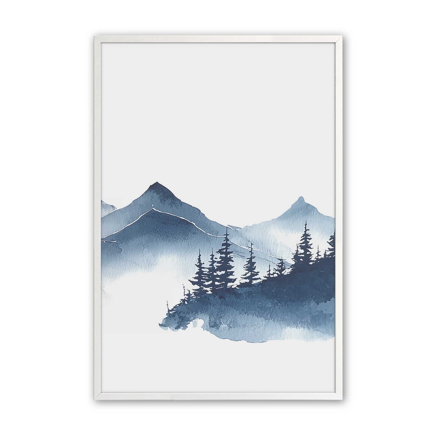[Color:Opaque White], Picture of art in a Opaque White frame