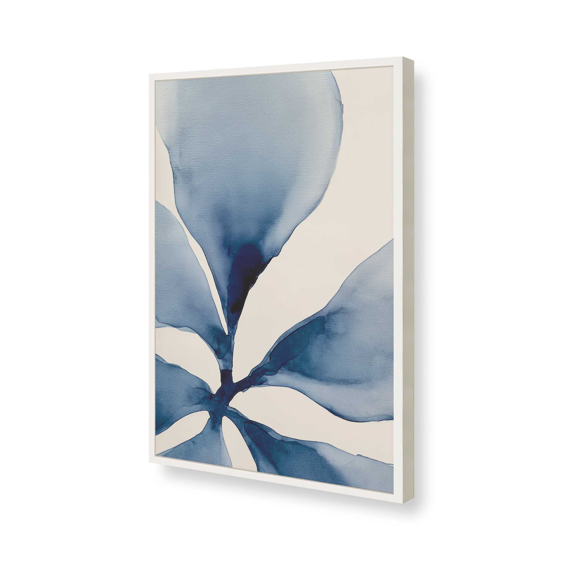 [Color:Opaque White], Picture of art in a Opaque White frame of the corner