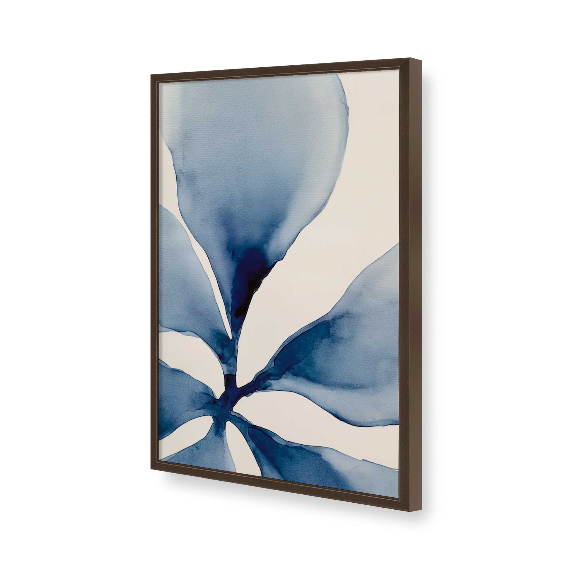[Color:Brown], Picture of art in a Brown frame of the corner