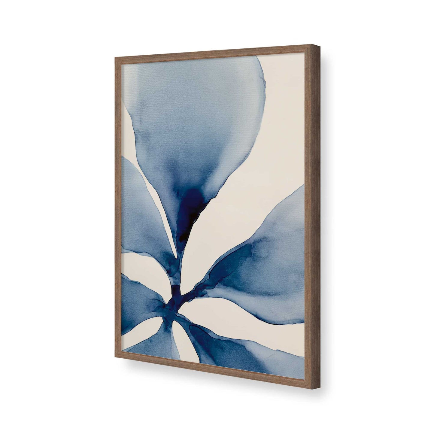[Color:Walnut], Picture of art in a Walnut frame of the corner