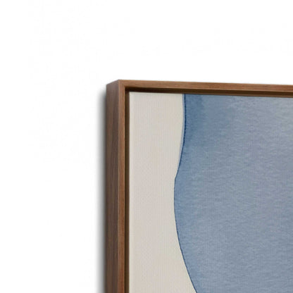 [Color:Walnut], Picture of art in a Walnut frame at an angle