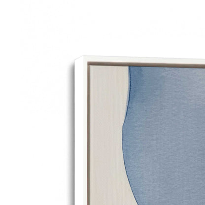 [Color:Opaque White], Picture of art in a White frame at an angle